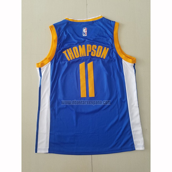 Camiseta Golden State Warriors Klay Thompson NO 11 Icon 2020-21 Azul